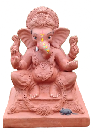 12 इंच अलंकार गणेशा